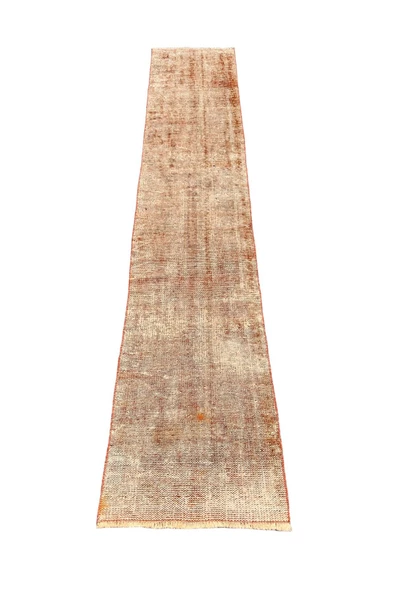 El Dokuma Vintage Yolluk 55x280 Turuncu Eskitme Yün Halı ürün görseli