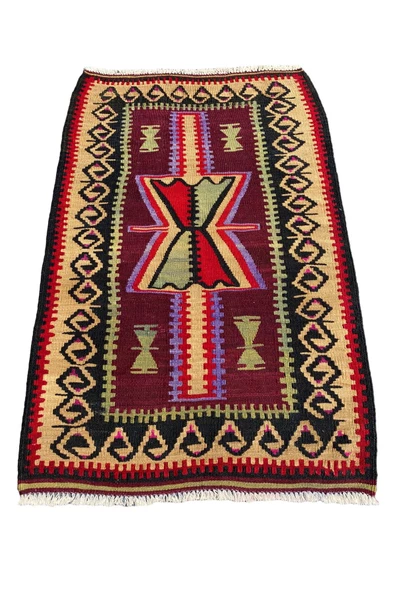 El Dokuma Dekoratif Kök Boya Kilim 78x117 Renkli %100 Yün Küçük Kilim ürün görseli