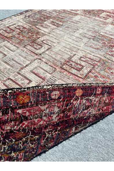 EL DOKUMA İRAN SUMAK HALISI 210X285 İNCE VİNTAGE 6 M2 İRAN HALISI - Resim 3