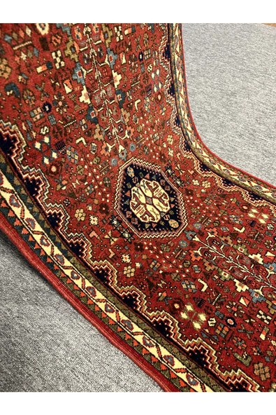 EL DOKUMA İRAN HALISI 60X150 KIRMIZI %100 YÜN KÜÇÜK YOLLUK ! - 7