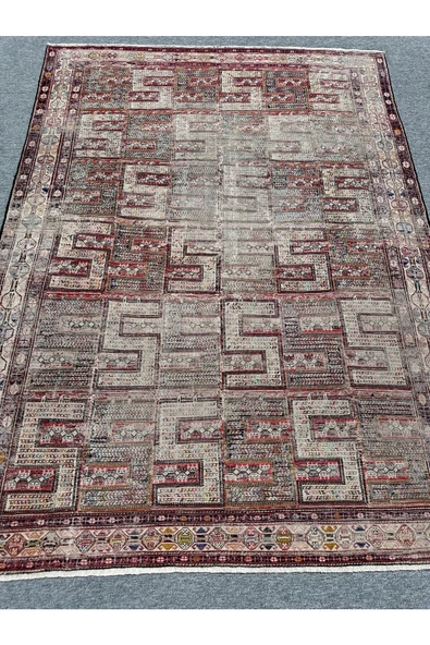 EL DOKUMA İRAN SUMAK HALISI 210X285 İNCE VİNTAGE 6 M2 İRAN HALISI ürün görseli