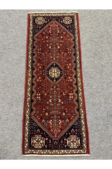 EL DOKUMA İRAN HALISI 60X150 KIRMIZI %100 YÜN KÜÇÜK YOLLUK !