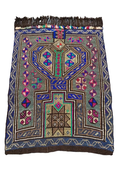El Dokuması Sıfır Mut Kilimi 105x130 Renkli Kök Boya Yün Kilim ürün görseli
