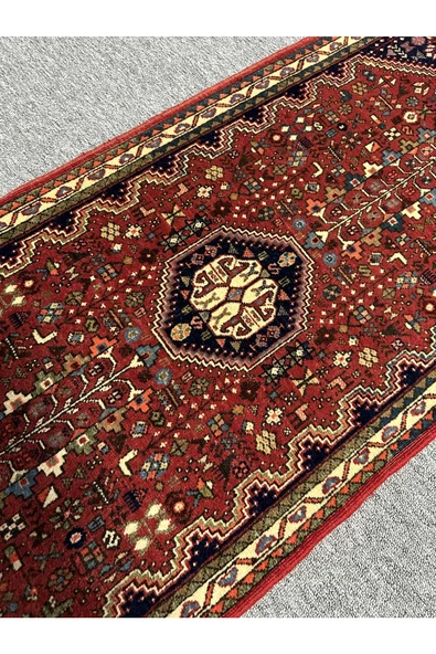 EL DOKUMA İRAN HALISI 60X150 KIRMIZI %100 YÜN KÜÇÜK YOLLUK ! - 2