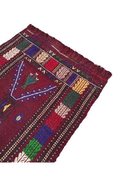 El Dokuma Eski Obruk Kilimi 70x90 Kök Boya Renkli %100 Yün Kilim - Resim 7