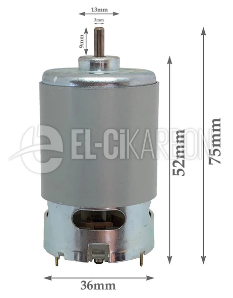 Rs-550 10.8/12/14.4/ 18 Volt Şarjlı Matkap Motoru 18