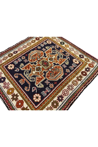 EL DOKUMA ANTİKA HEYBE 40X100 İRAN HALISI %100 YÜN HEYBE - Resim 6