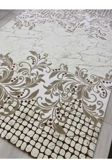 Tual 200x300 Tf 318 Krem Pembe 6 M2 Halı ! - Resim 5