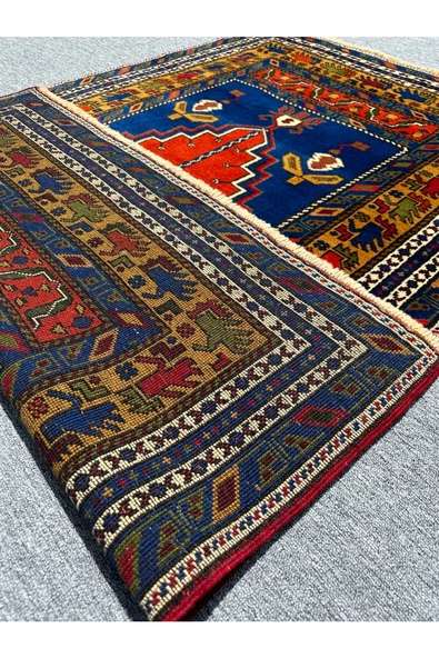 Taşpınar Halısı El Dokuması Çift Kişilik Seccade Namazlık 117x184 %100 Yün Kök Boya - 2