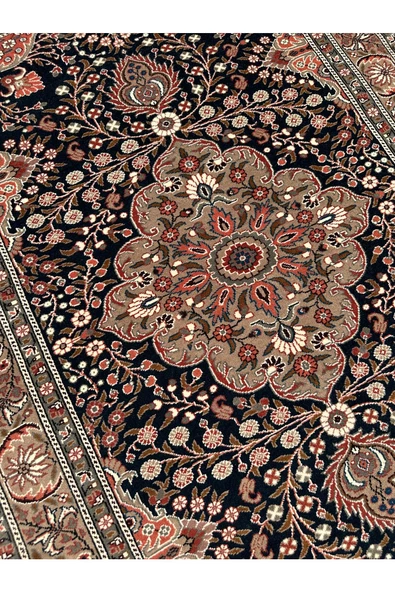 El Dokuma Sıfır Bünyan Halısı 123x180 Koyu Yeşil Sık Dokuma %100 Yün Halı - Resim 4