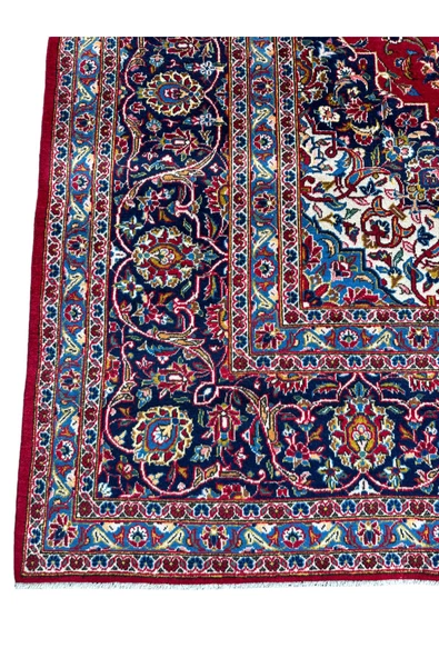 EL DOKUMA İRAN HALISI 270X380 KIRMIZI %100 YÜN 10 M2 SALON HALISI ! - 8