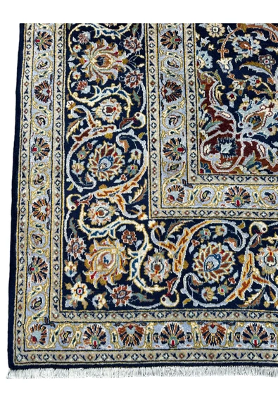 EL DOKUMA İRAN NAİN HALISI 305X410 TURKUAZ %100 YÜN 12,5 M2 BÜYÜK SALON HALISI - Resim 4