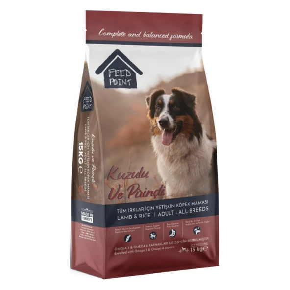 Feed Point Kuzu Etli Yetişkin Köpek Maması 15 kg