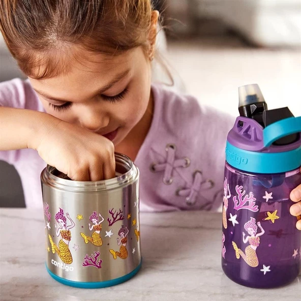 Contigo Deniz Kizi Yemek Termosu 300 ml, Mor - 5