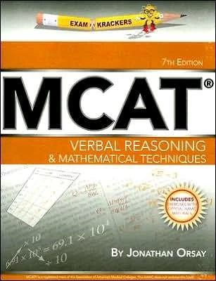 Examkrackers MCAT Verbal Reasoning & Mathematical Techniques (text only) 7th edition  J. Orsay ürün görseli 1