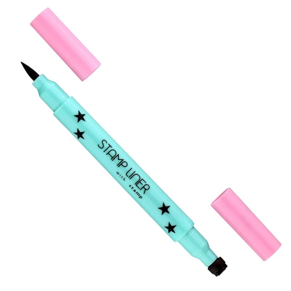 LAMEL OhMy Stamp Yıldız Şeklinde Damgalı Çift Taraflı Eyeliner No 402 - 3