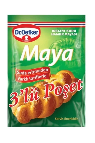 DR. OETKER Kuru Maya 10 gr 3'lü Paket