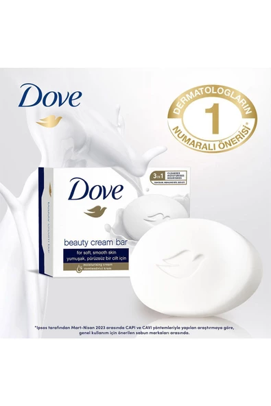 DOVE Beauty Cream Bar Katı Güzellik Sabunu Original Nemledirici Etkili 90 G X4 Adet - 3