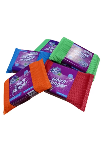 Mr. Green Sihirli Bulaşık Süngeri 3 Adet - 2