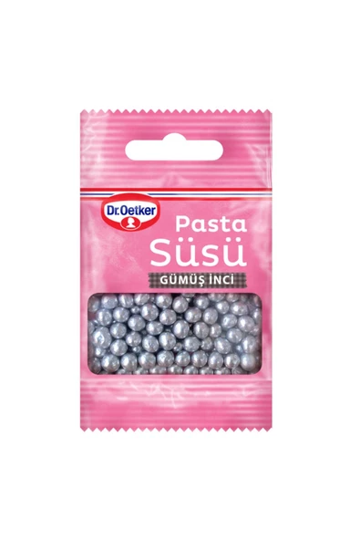 DR. OETKER Dr.oetker Pasta Süsü Gümüş Inci 10 G 5 * Adet