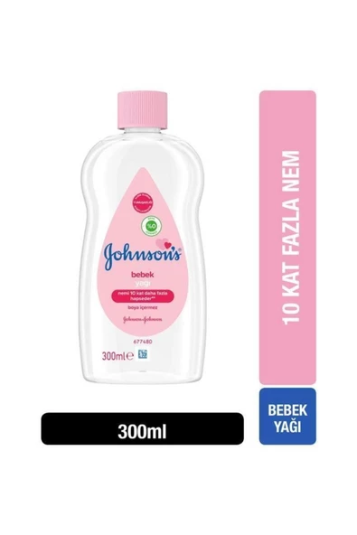 JHONSON'S Johnsons Vücut Bakım Yağı & Nemlendirici Hassas Ciltler Ve Bebekler Için 300ml