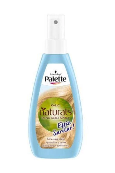 PALETTE NATURAL COLORS Palette Kalıcı Doğal Renkler Renk Açıcı Sprey 150 Ml - 2