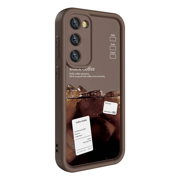 Samsung Galaxy S23 Kılıf Kamera Korumalı Baskılı Arka Yüzey Klas Kapak - Resim 10