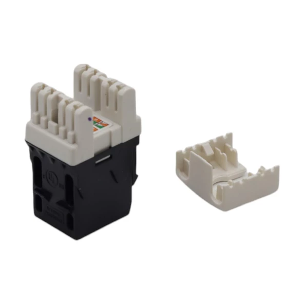 KEYSTONE JACK UTP CAT6 180 D SİYAH ( 10'LU PAKET ) - 2