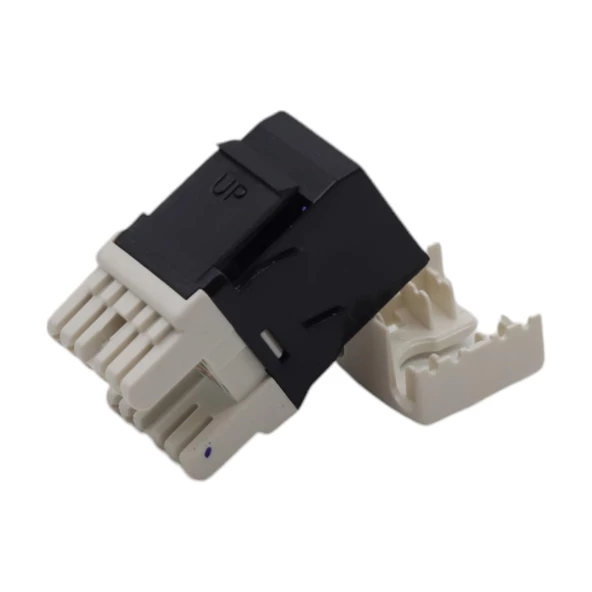 KEYSTONE JACK UTP CAT6 180 D SİYAH ( 10'LU PAKET ) - 4
