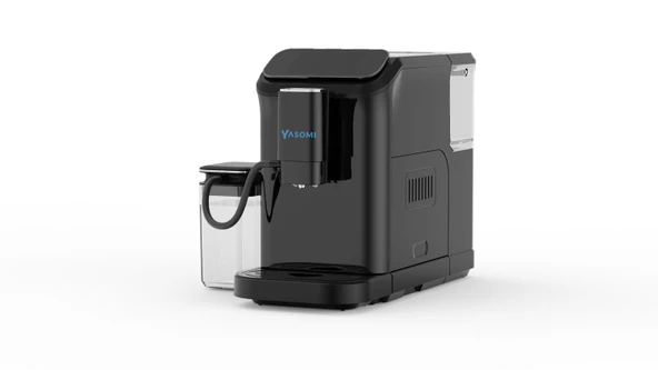 Yasomi Brewsta Ws-D5 Çelik Kahve Öğütücülü, Süt Köpürtücülü, Dokunmatik Ekranlı Full Otomatik Espresso Makinesi (Siyah) - 3