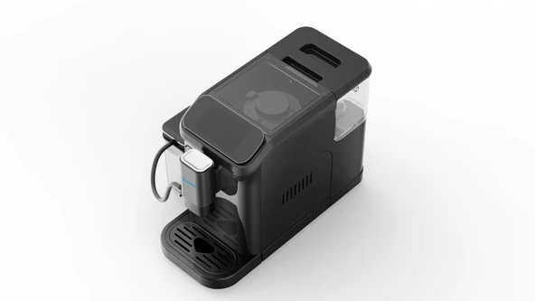 Yasomi Brewsta Ws-D5 Çelik Kahve Öğütücülü, Süt Köpürtücülü, Dokunmatik Ekranlı Full Otomatik Espresso Makinesi (Siyah) - 4