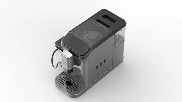 Yasomi Brewsta WS-D5 Kahve Öğütücülü, Dokunmatik Ekranlı Full Otomatik Espresso Makinesi(Gri) - 2