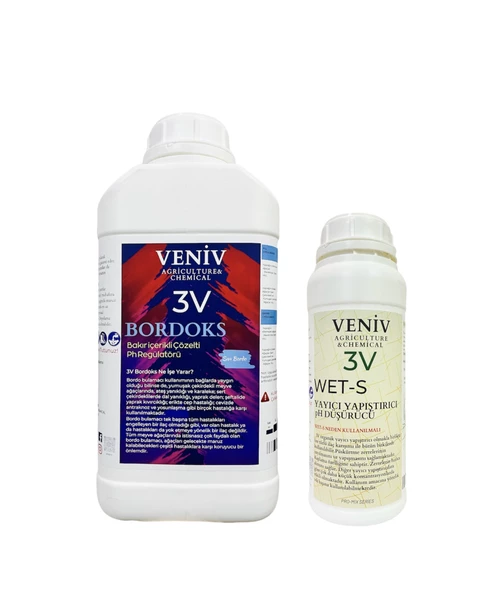 Veniv 3v Bordoks Bordo Bulamacı Bakır İçerikli 5 Lt + 3V Wet-S Yayıcı Yapıştırıcı 1Lt