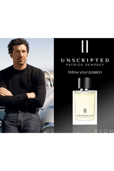AVON   Unscripted Patrick Dempsey EDT 75 ml ErkekParfüm