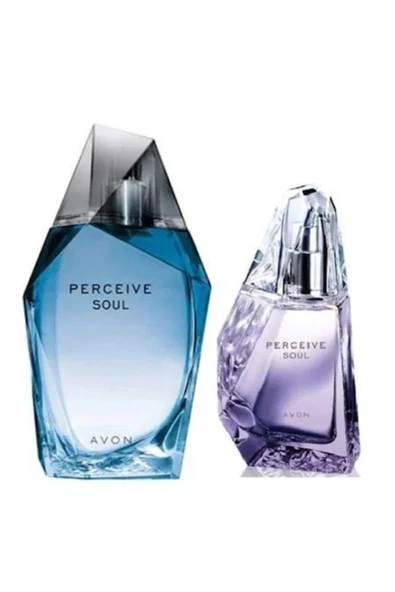 AVON   Perceive Soul Edp 50 ml Kadın Parfüm + Perceive Soul Edt 100 ml Erkek Parfüm 2li Set 1489309604