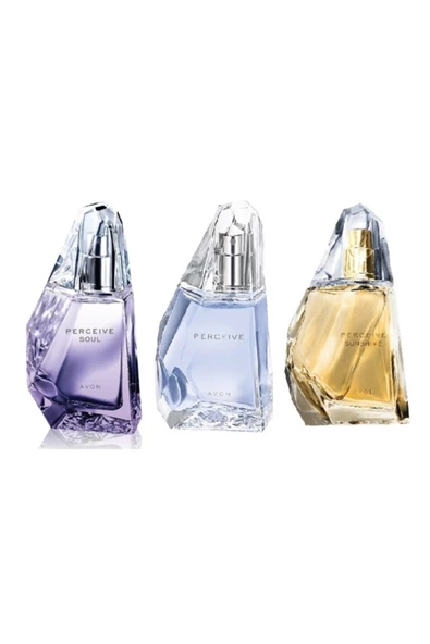 AVON   Perceive Edp 50 ml + Perceive Sunshine Edp 50 ml +Perceive Soul Edp 50 ml Kadın Parfüm Set 2345546 - 1