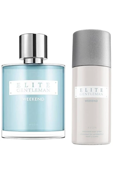 AVON   Elite Gentleman Weekend 75ml Erkek Parfüm 150ml Deodorant Set