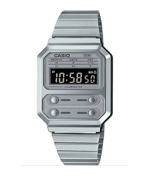 Casio Retro A100WE-7BDF Erkek Kol Saati-CA26