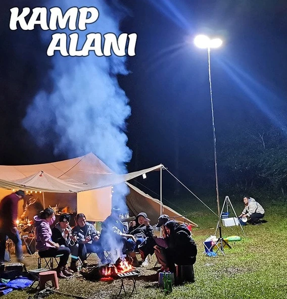 Dış mekan çok fonksiyonlu taşınır gece aydınlatma lambası (balıkçılık+kamp+gezi) - 3