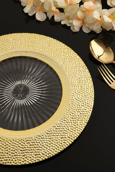 TR Turan Collection MERCAN 6'lı Supla Seti Gold Renk, Lüks Sert Plastik Supla Seti - 3