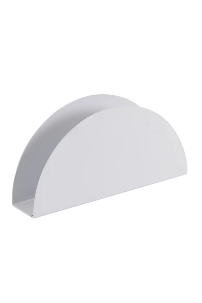 TR Turan Collection Daire Model Beyaz Metal Peçetelik - 6