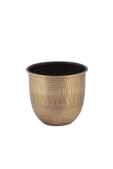 TR Turan Collection Gizem Metal Dövme Vazo Eskitme Metal Aranjman - Çiçeksiz - 5