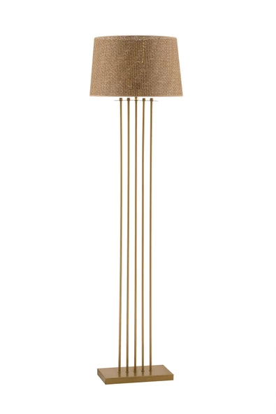 TR Turan Collection MIZRAK Eskitme Lambader Hasır Başlık, Modern 5'li Mızrak Metal Lambader - 4