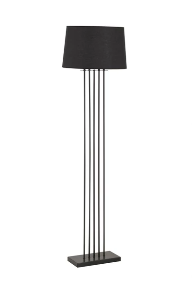 TR Turan Collection MIZRAK Siyah Lambader Siyah Başlık, Modern 5'li Mızrak Metal Lambader - 4