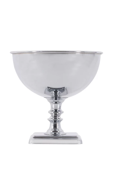 TR Turan Collection KUBBE Gümüş Renk Metal Aranjman, Dekoratif Ayaklı Çiçek Vazosu - ÇİÇEKSİZ - 7