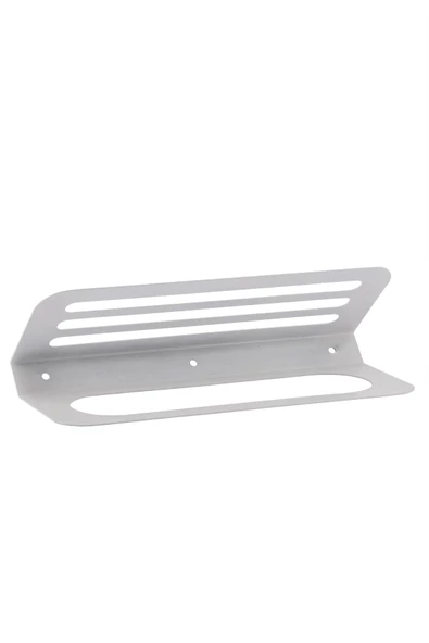 TR Turan Collection Metal Beyaz Modern Havluluk, Minimalist Banyo Rafı - 3
