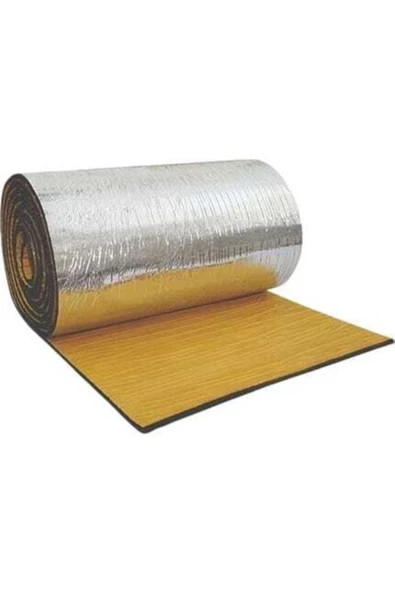 ONLİNEUYGUN Oto Ses Yalıtımı Aleminyum Folyolu 10 Cm X 10 Mt