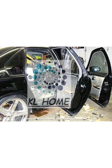 KL HOME 6Mm*50Cm*100Cm(0,50M2) Folyolu Yapışkanlı Oto Karavan Ev Ses Akustik Kauçuk Yalıtım