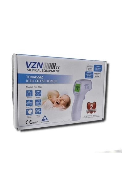 Abar Vzn Temassız, Kızıl Ötesi Derece, Dijital Termometre, Ateş Ölçer F103 - 2