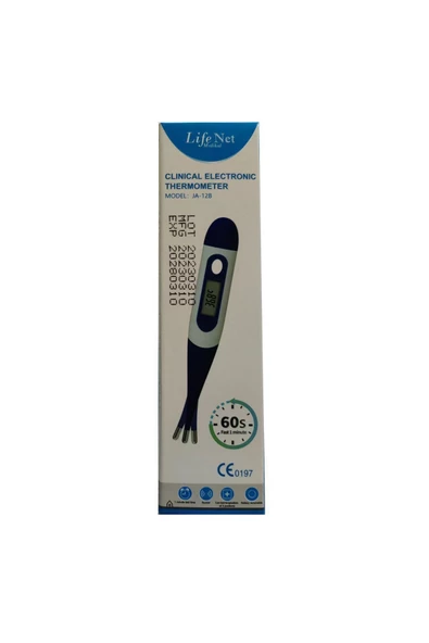 LİFE NET MEDİKAL Koltuk Altı Ateş Ölçer Esnek uclu JA-12B - 3